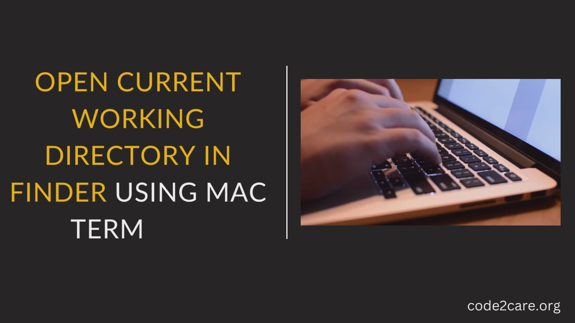 'Video thumbnail for OPEN CURRENT WORKING DIRECTORY IN FINDER USING MAC TERMINAL'