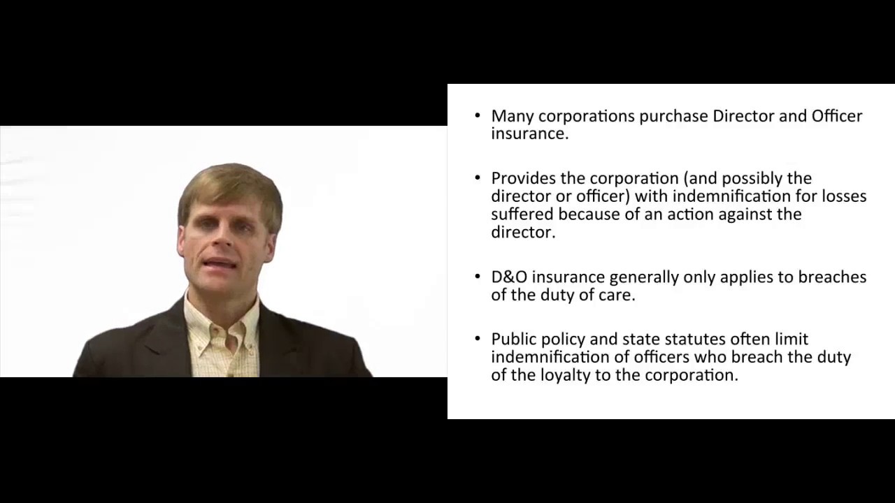 'Video thumbnail for Director and Officer Liability Insurance - Explained'