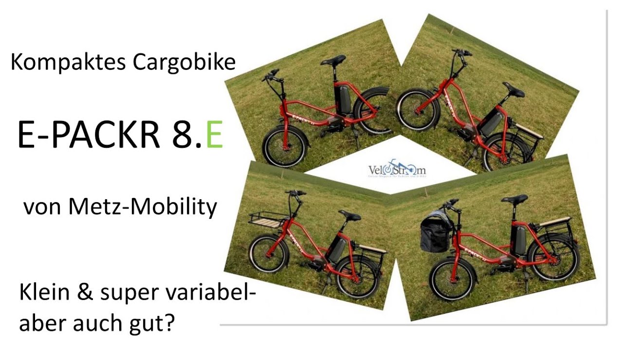 Video thumbnail for Test: Kompaktes Cargobike Metz E-PACKR