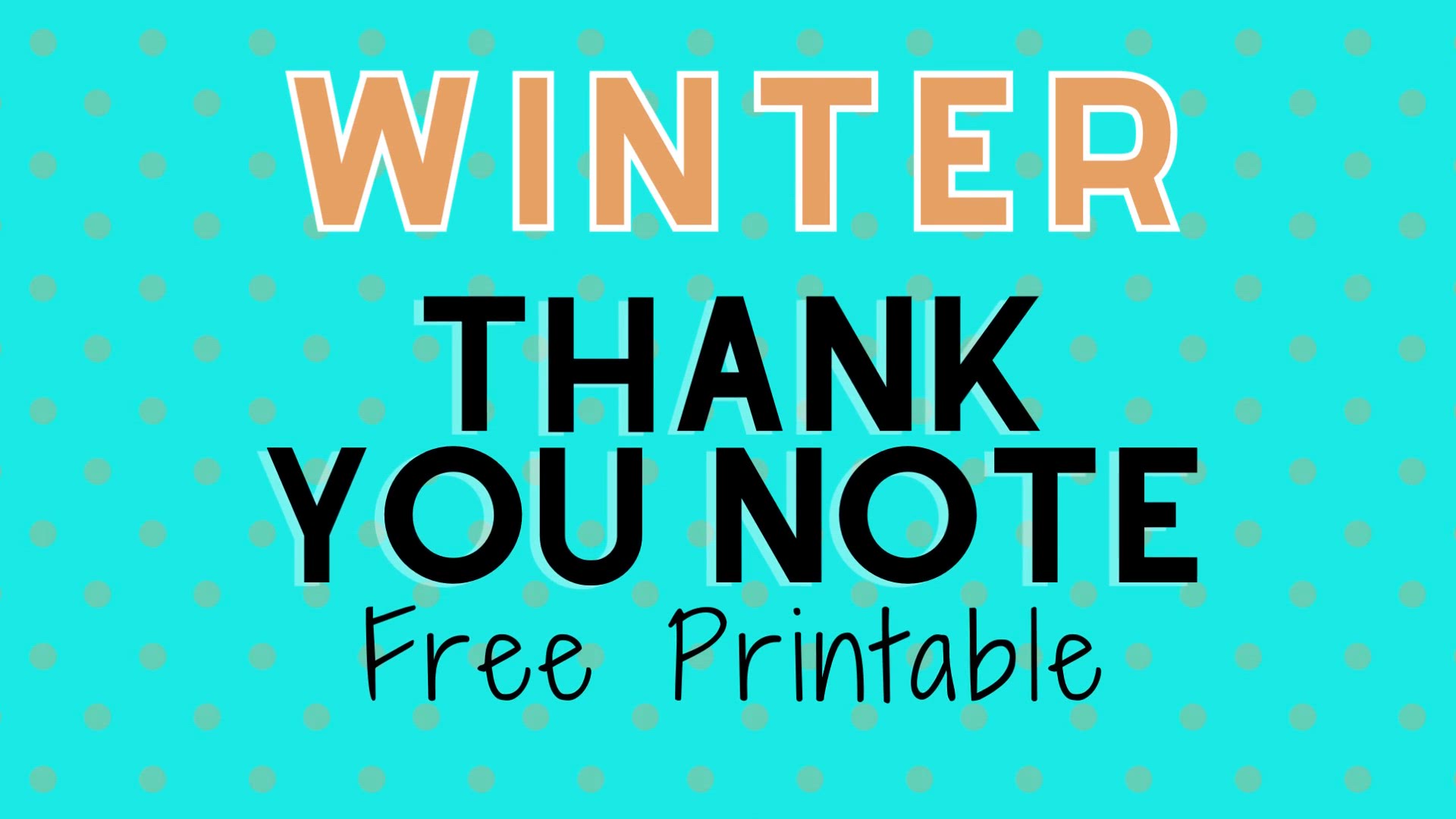 'Video thumbnail for winter thank you humix video'
