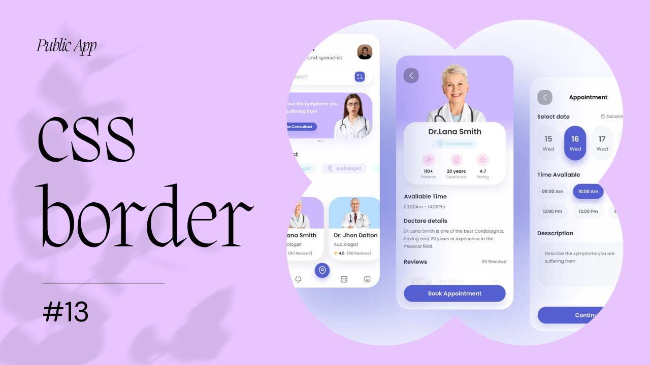 'Video thumbnail for Border Width, Style, Color in CSS | Full-Stack Web-Development Course #13'