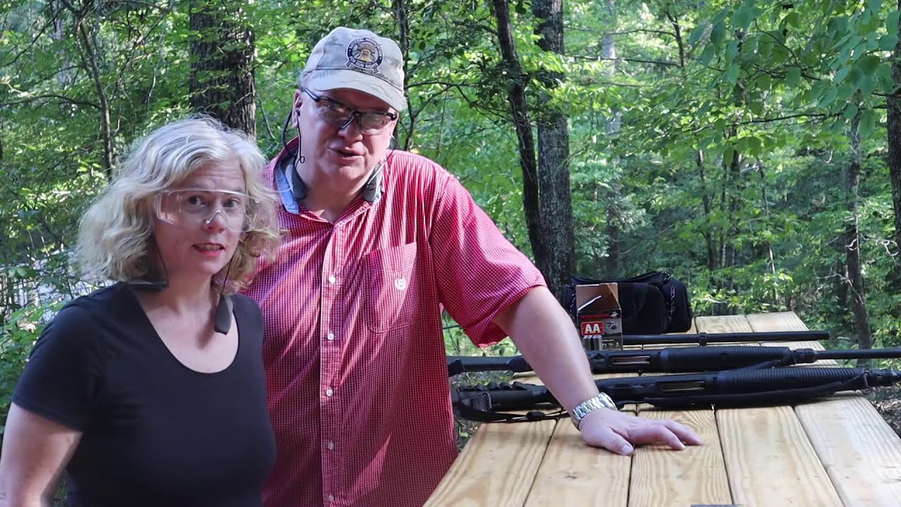 Video thumbnail for Carla Shoots Two Pump Shotguns!