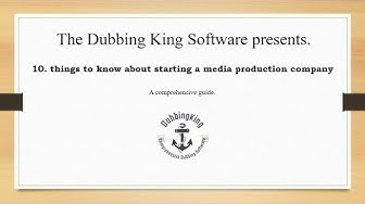'Video thumbnail for 10 Things To Know About Starting A Media Production Company (Case Study)'