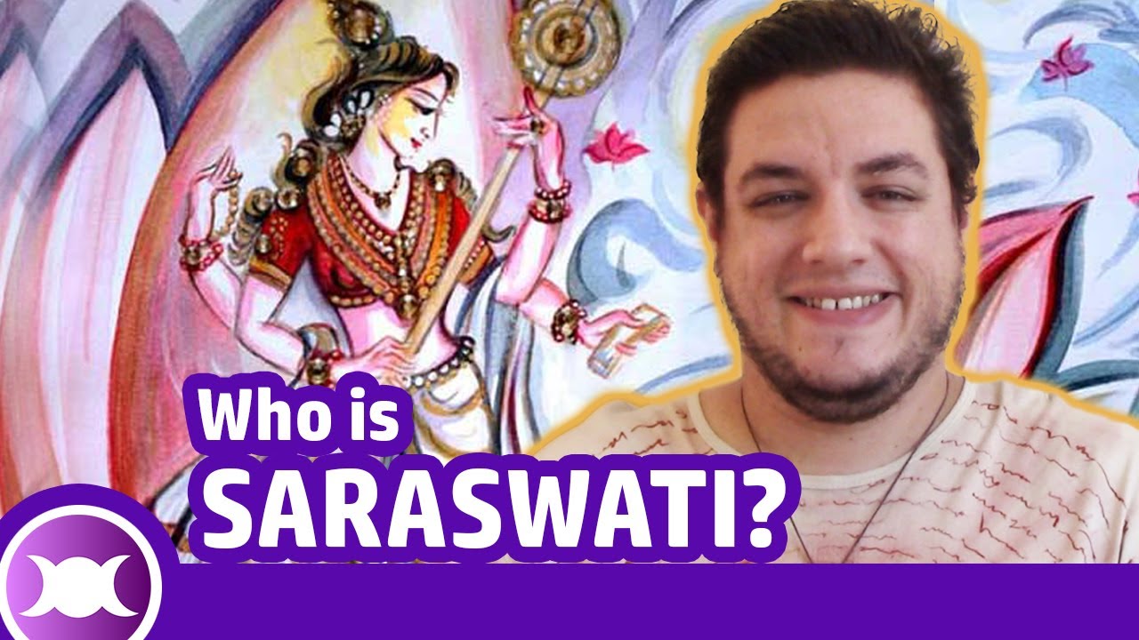 'Video thumbnail for Hindu Goddess Sarasvati - Hindu Goddess of Knowledge and Arts'