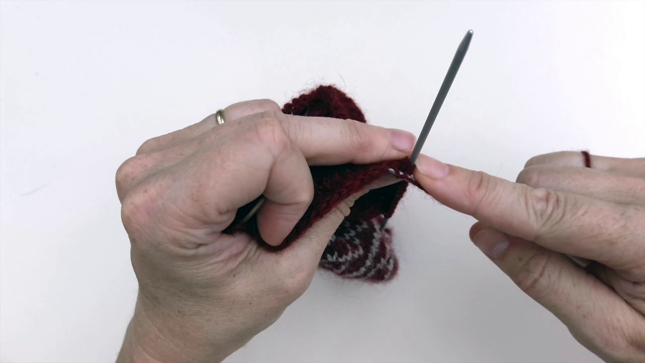 'Video thumbnail for Easy Colourwork Socks - Creating the Gusset'