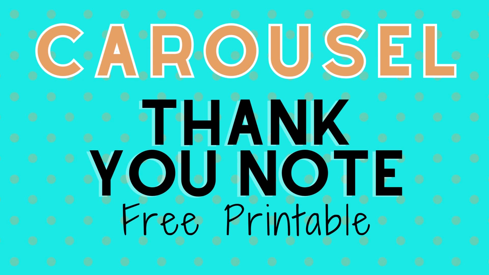 'Video thumbnail for carousel thank you humix video'