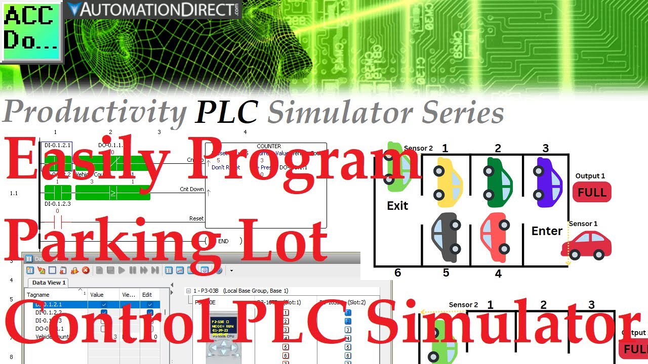 'Video thumbnail for Easily Program Parking Lot Control with PLC Simulator'