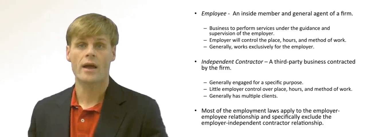 'Video thumbnail for Employee vs Independent Contractor'