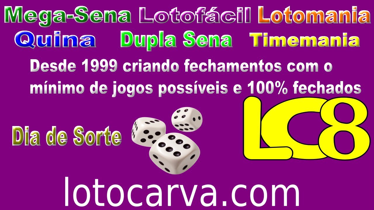 Video thumbnail for Jogos Lotofácil, Mega-Sena, Quina, Lotomania e outra loterias Caixa 100% fechados