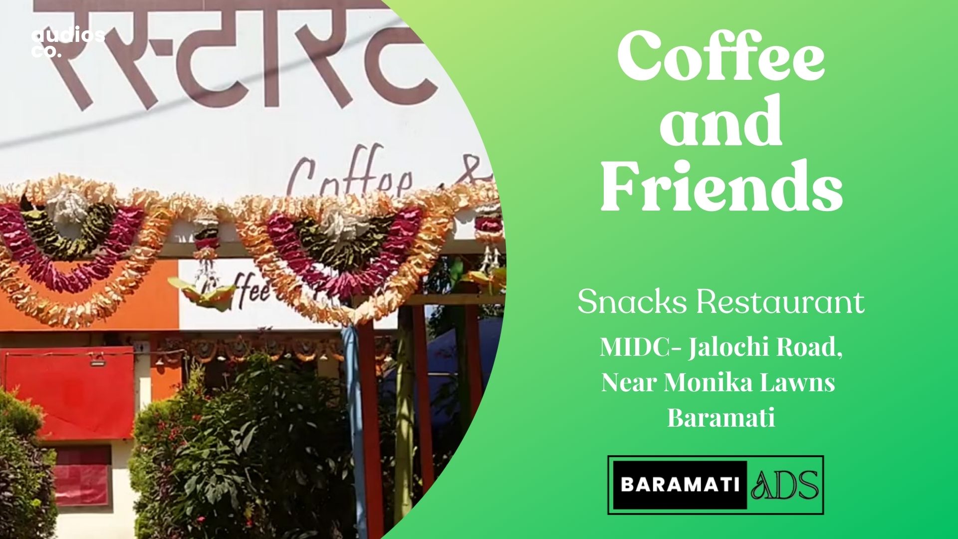 'Video thumbnail for Coffee and Friends Restaurant, Baramati'