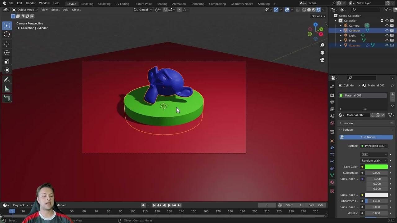 Video thumbnail for Blender Tutorial - Hiding Objects From View In The Viewport