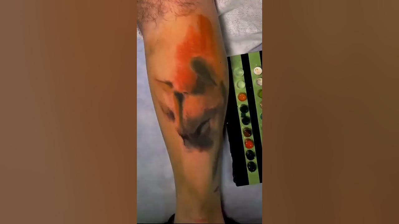 Video thumbnail for Unbelievable Tattoo Timelapse!: Scar Cover-Up Ideas | Art Of Scars | #Shorts