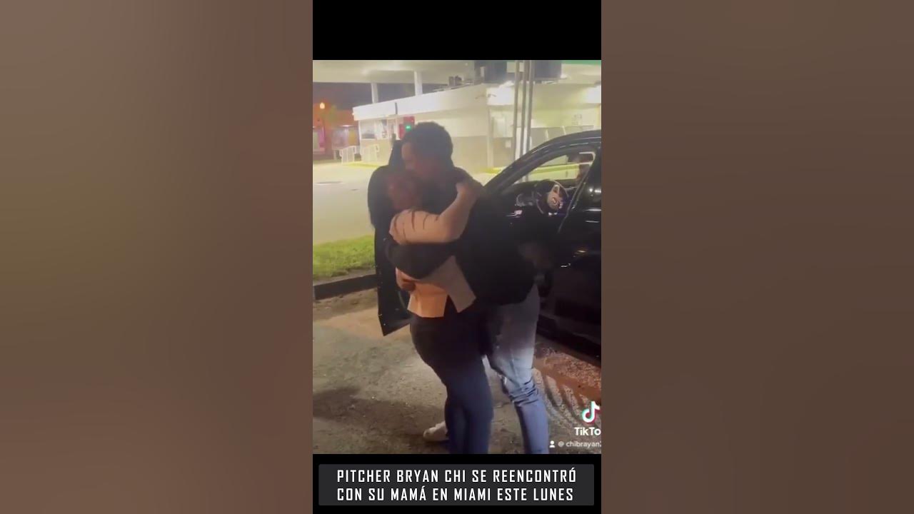 Video thumbnail for Se reencontró en Miami con su mamá súper prospecto lanzador de Industriales Bryan Chi