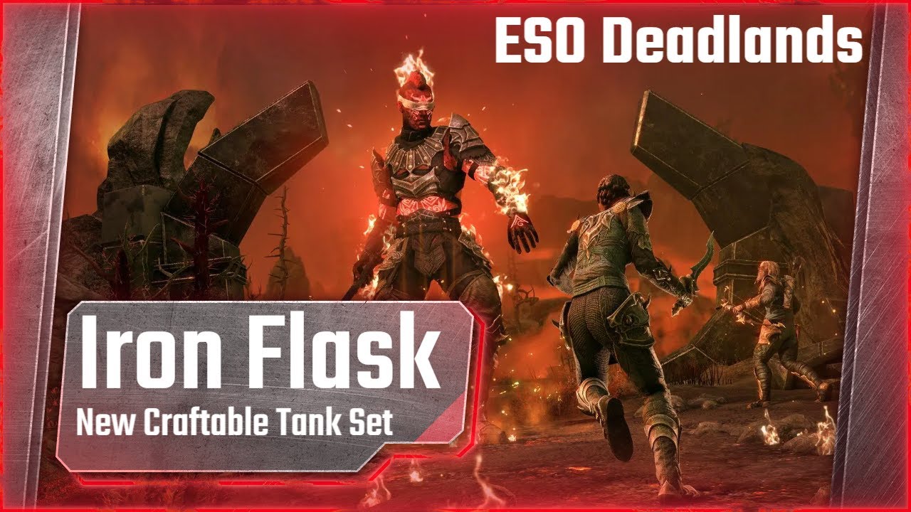Video thumbnail for Iron Flask: New Craftable Tank Set | Elder Scrolls Online | Deadlands