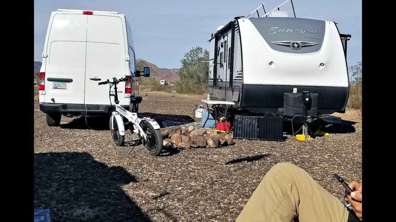 'Video thumbnail for Electric Bikes & RVs: A Great Combination! My Pick For The Best Folding E-Bike For RVing'