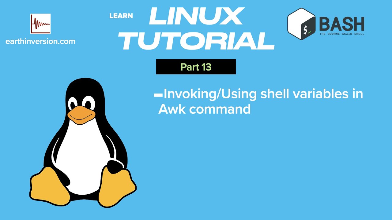 'Video thumbnail for Linux Tutorial Part 13: awk and shell variables'