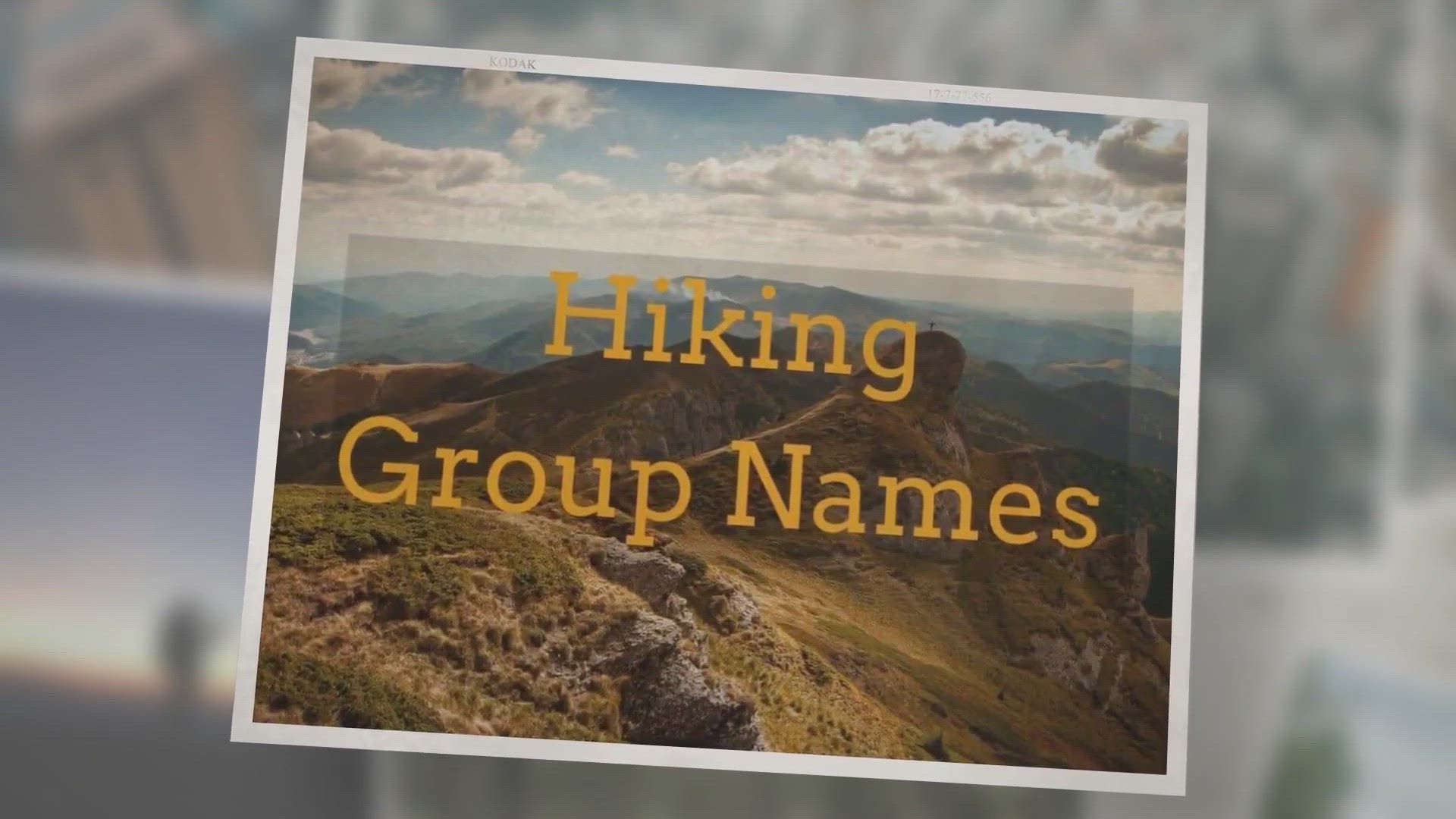 Video thumbnail for 35+ Hiking Group Names (For Clubs & Teams)