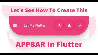'Video thumbnail for Flutter Tutorial: Beautiful Flutter App Bar Widget Customization'