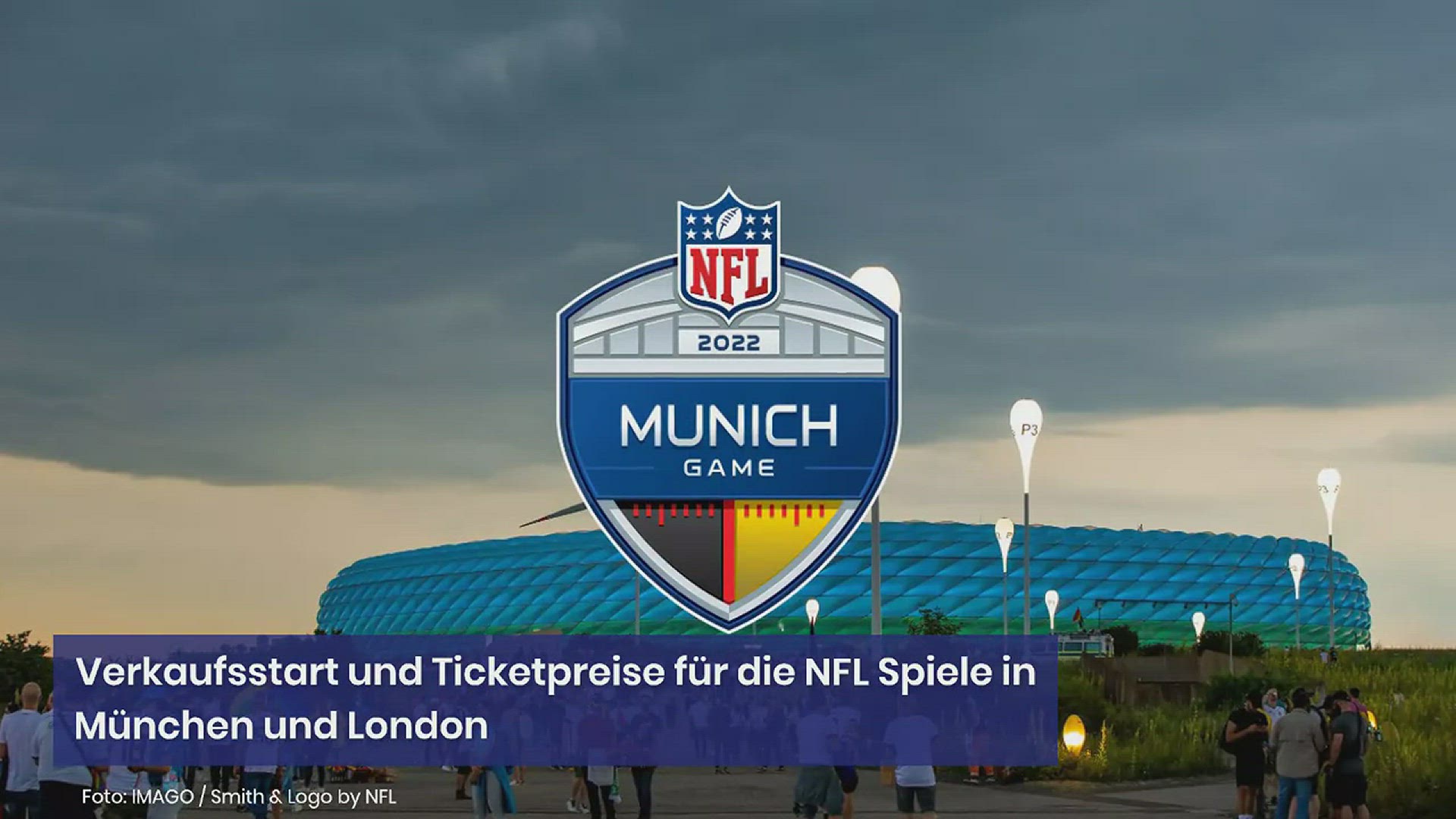 'Video thumbnail for Verkaufsstart und Ticketpreise für die NFL Spiele in München und London'