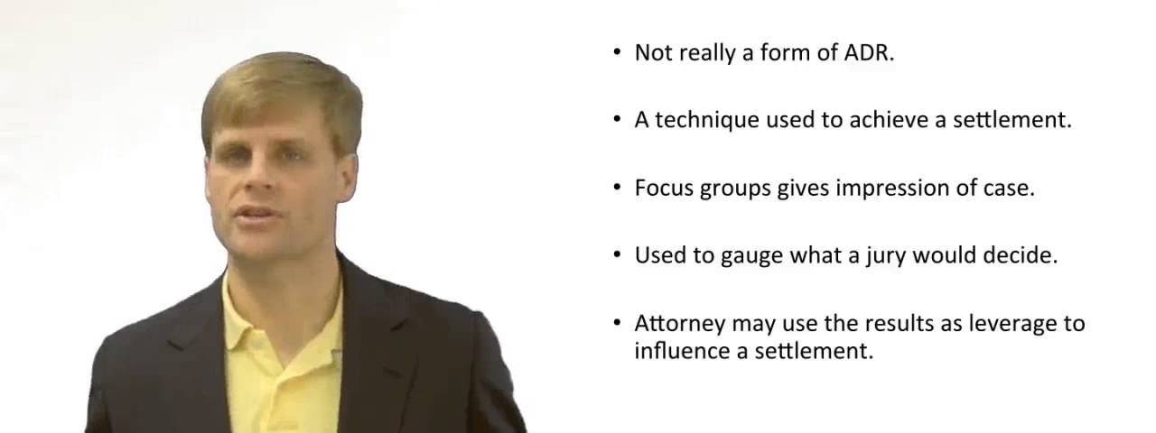 'Video thumbnail for Focus Groups in Litigation'