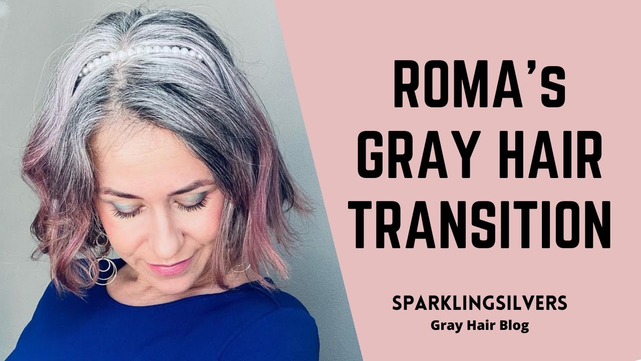 'Video thumbnail for GRAY HAIR TRANSITION STORY | ROMA’S ASH SILVER HAIR'