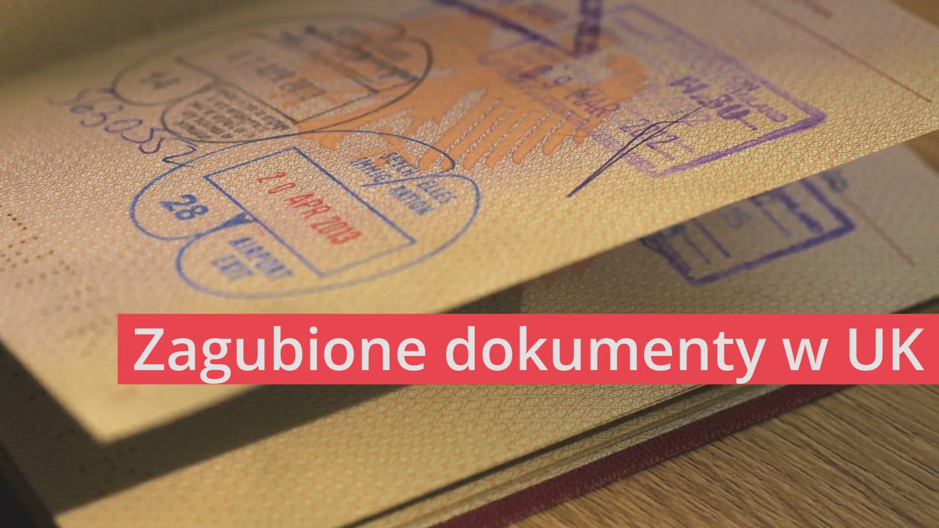 'Video thumbnail for Zagubione dokumenty w UK - co robić'