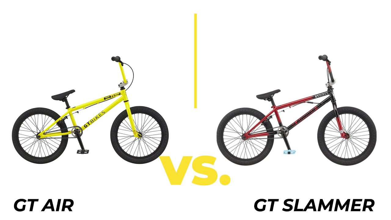 Video thumbnail for GT Air VS. GT Slammer - UNDER $400 BMX BIKES (Comprehensive Comparison)