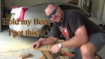 Video thumbnail for Pallet end tables for back porch.