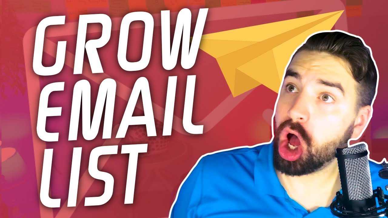 Video thumbnail for How to Grow Your Fan Email List (Email List Growth for Music Artists)