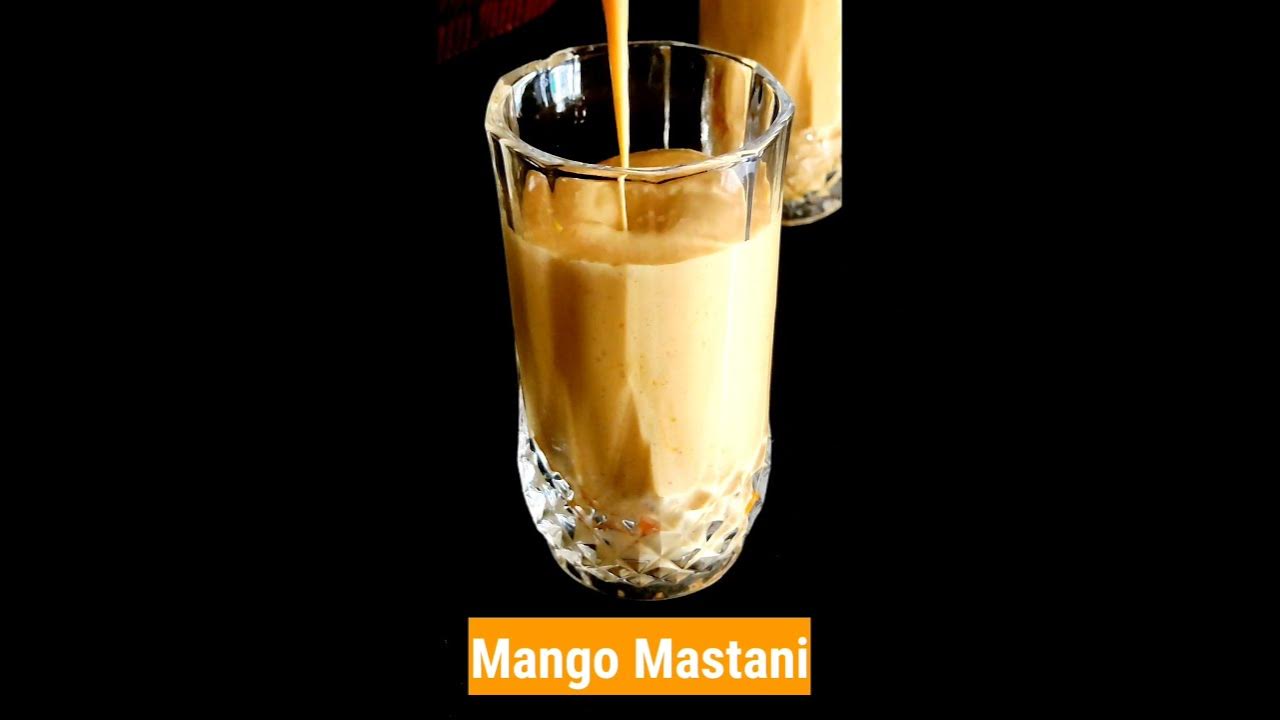 Video thumbnail for Mango Mastani (Indian Mango Milkshake) | Mango Dessert Recipe