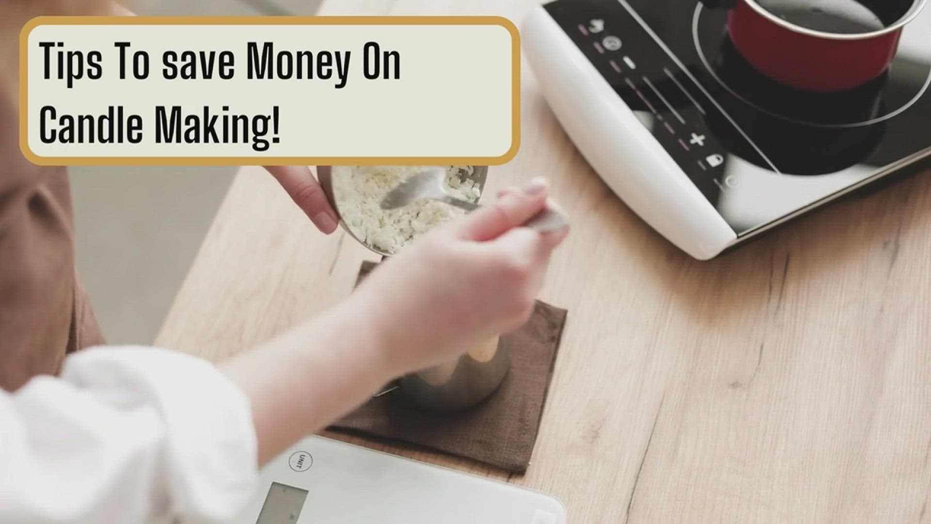 Video thumbnail for How To Make Candles Cheaply (Super Easy!)