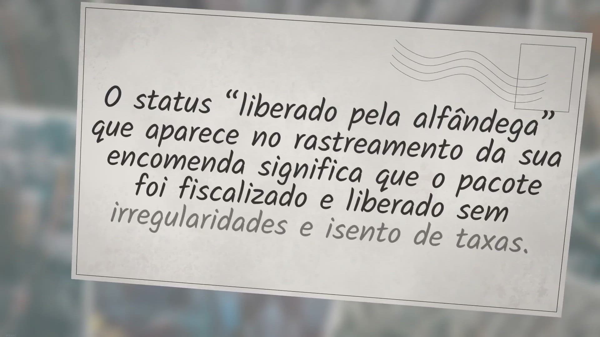 Video thumbnail for LIBERADO pela ALFÂNDEGA | O que significa?