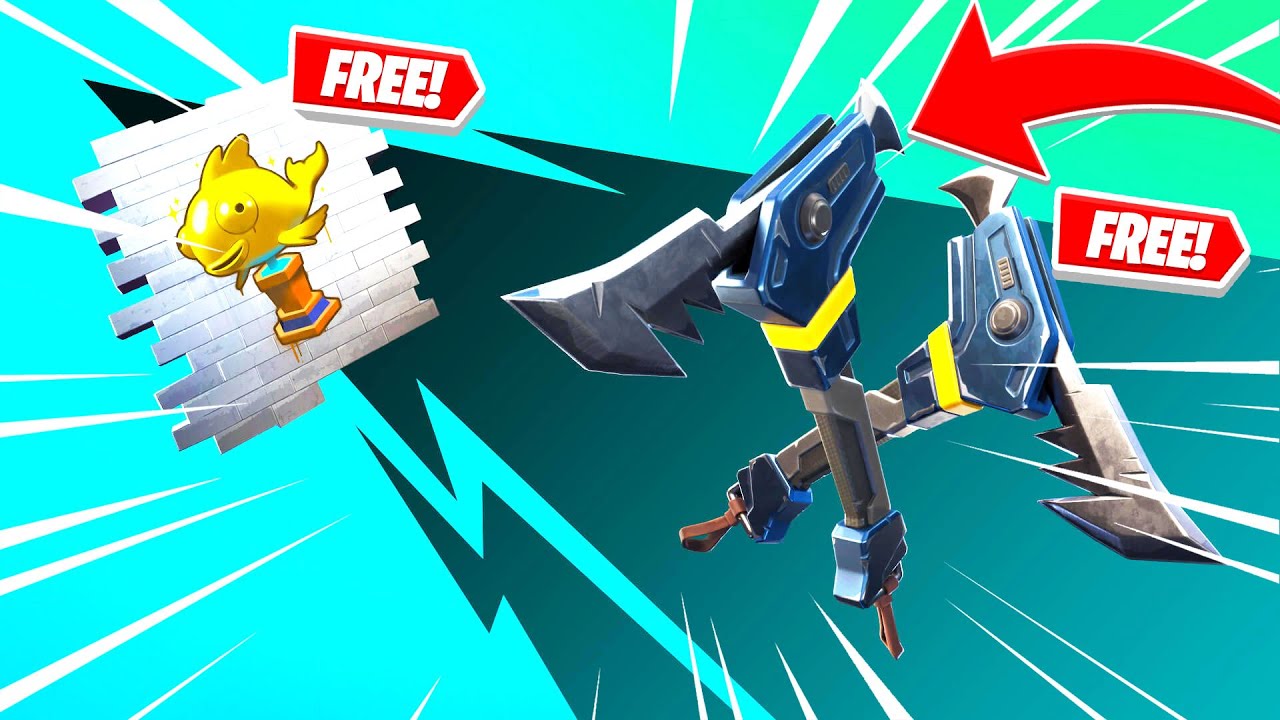 Video thumbnail for How to get FREE Creative Mayhem Fortnite Pickaxe! [FREE Gold Flopper Spray]