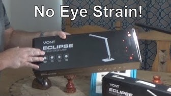 Video thumbnail for Review Vont Desk Lamp With Eye Strain Protection And USB Port