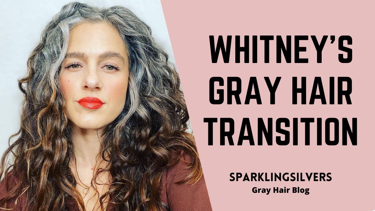 'Video thumbnail for GRAY HAIR TRANSITION STORY | WHITNEY'