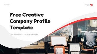 'Video thumbnail for Creative Company Profile PPT Template by mslides'