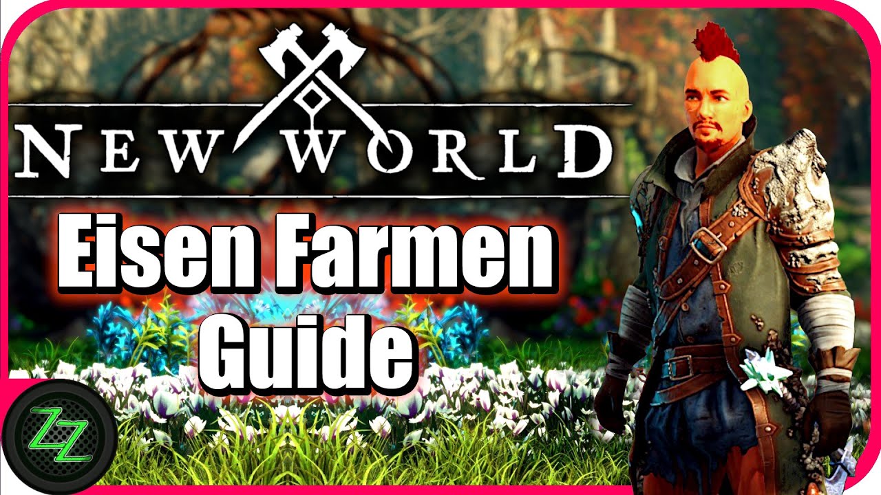 'Video thumbnail for New World Eisen Farmen - gute Route, Tipps und Tricks, der Eisenerz Farm-Guide (Deutsch)'