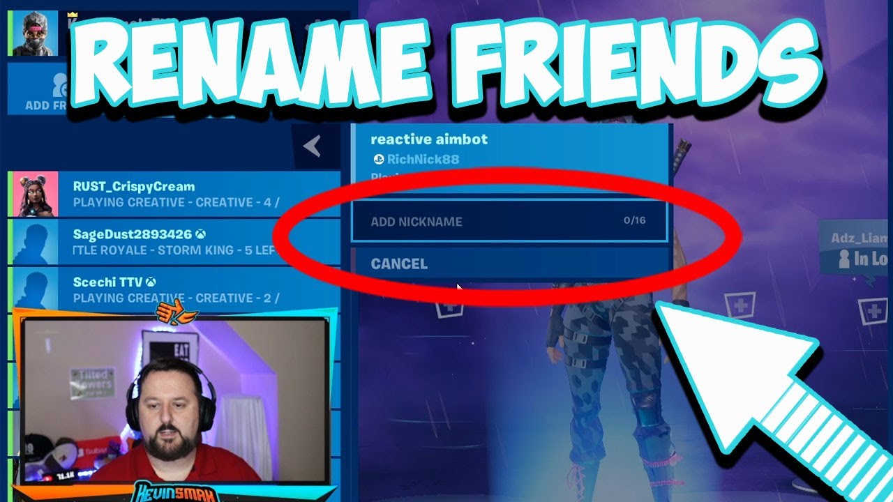 Video thumbnail for Fortnite Nickname Change - *NEW FEATURE*