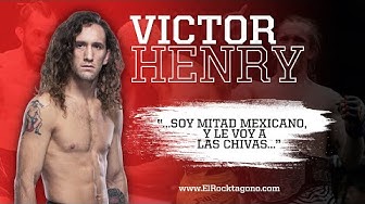 Video thumbnail for Victor Henry (peso Gallo UFC): Soy mitad mexicano y le voy a las Chivas!