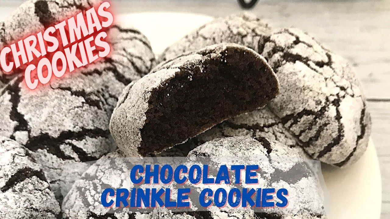 'Video thumbnail for Chocolate Crinkle Cookies | Happy Tummy Recipes'