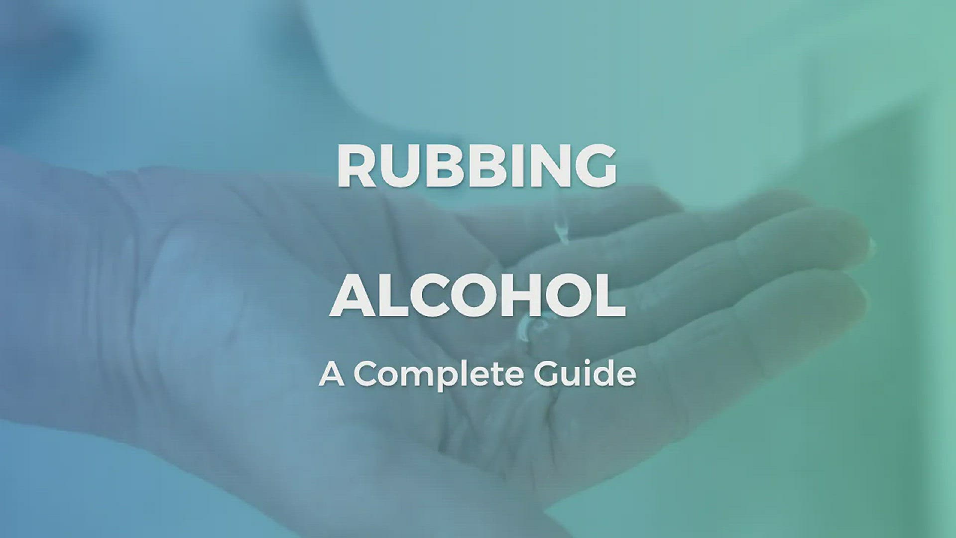 Video thumbnail for All About Rubbing Alcohol