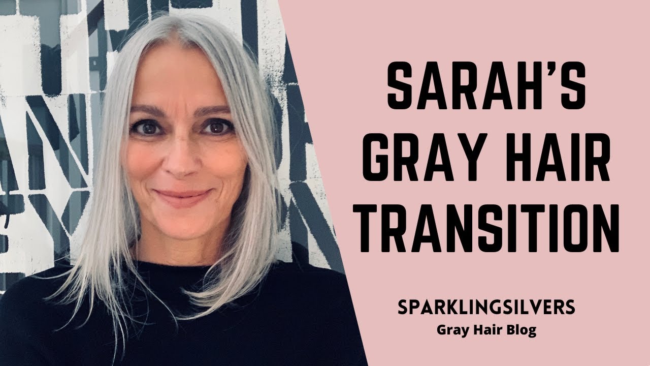 'Video thumbnail for GRAY HAIR TRANSITION STORY | DARK TO NATURAL SILVER HAIR'