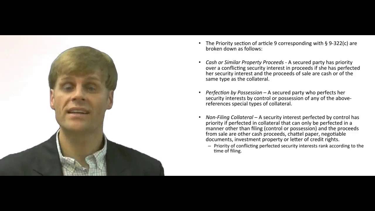 'Video thumbnail for Special Priority Rules for Proceeds from Sale of Collateral'