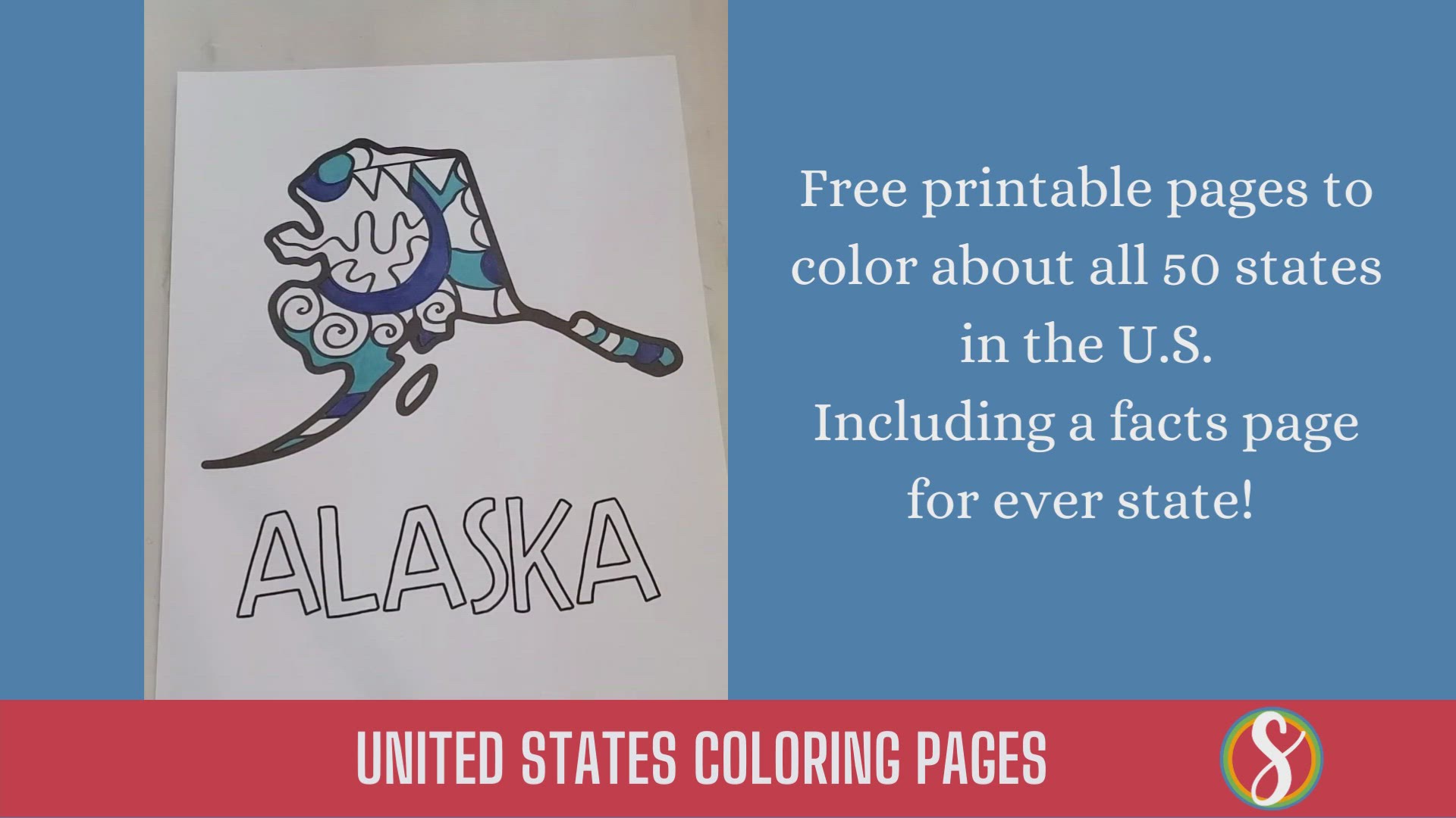 'Video thumbnail for Free Alaska Doodles Coloring Page'
