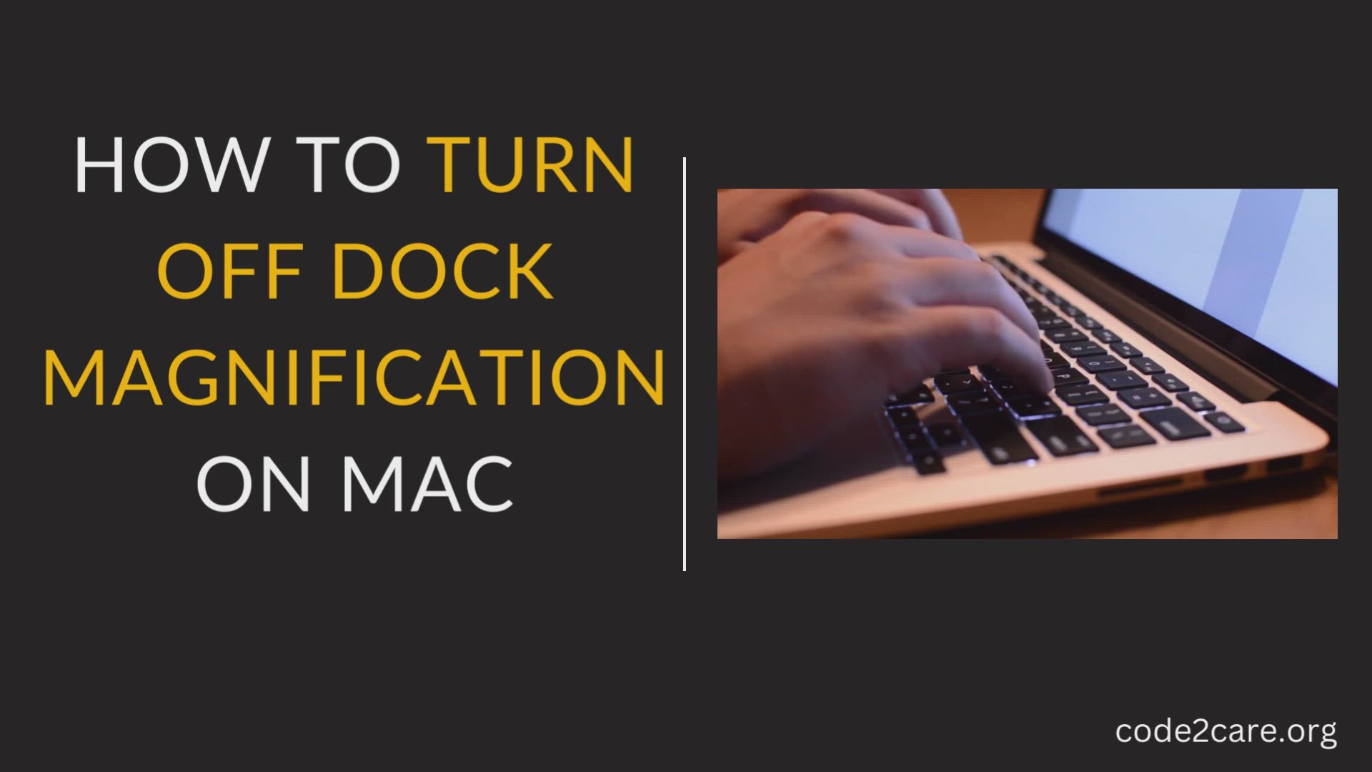 'Video thumbnail for How to turn off Dock Magnification on Mac'