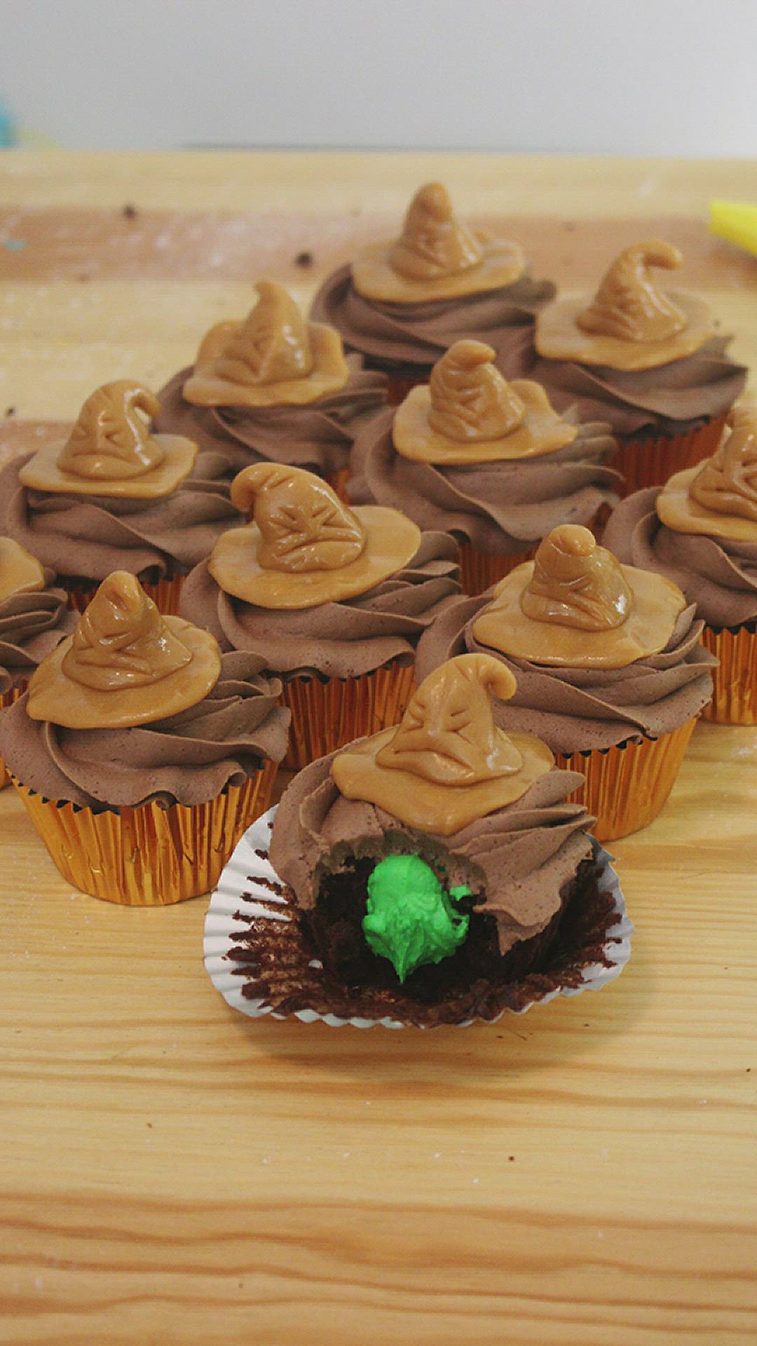 Video thumbnail for Recipes, Videos, Food & Travel Shows, Sorting Hat Cupcakes