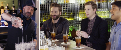 Video thumbnail for TV Exclusive: BROADWAY BARTENDER Pours a Drink with the Cast of GROUNDHOG DAY!