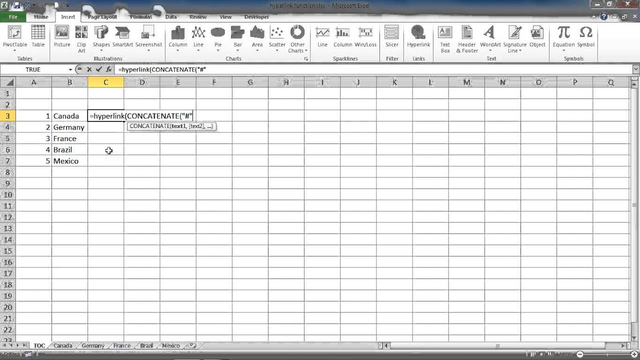 Video thumbnail for Create Dynamic Hyperlinks in Excel