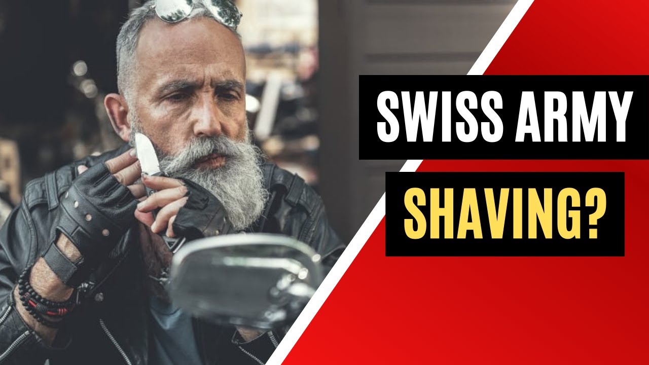 'Video thumbnail for Can You Shave With a Swiss Army Knife? | Beard Care'