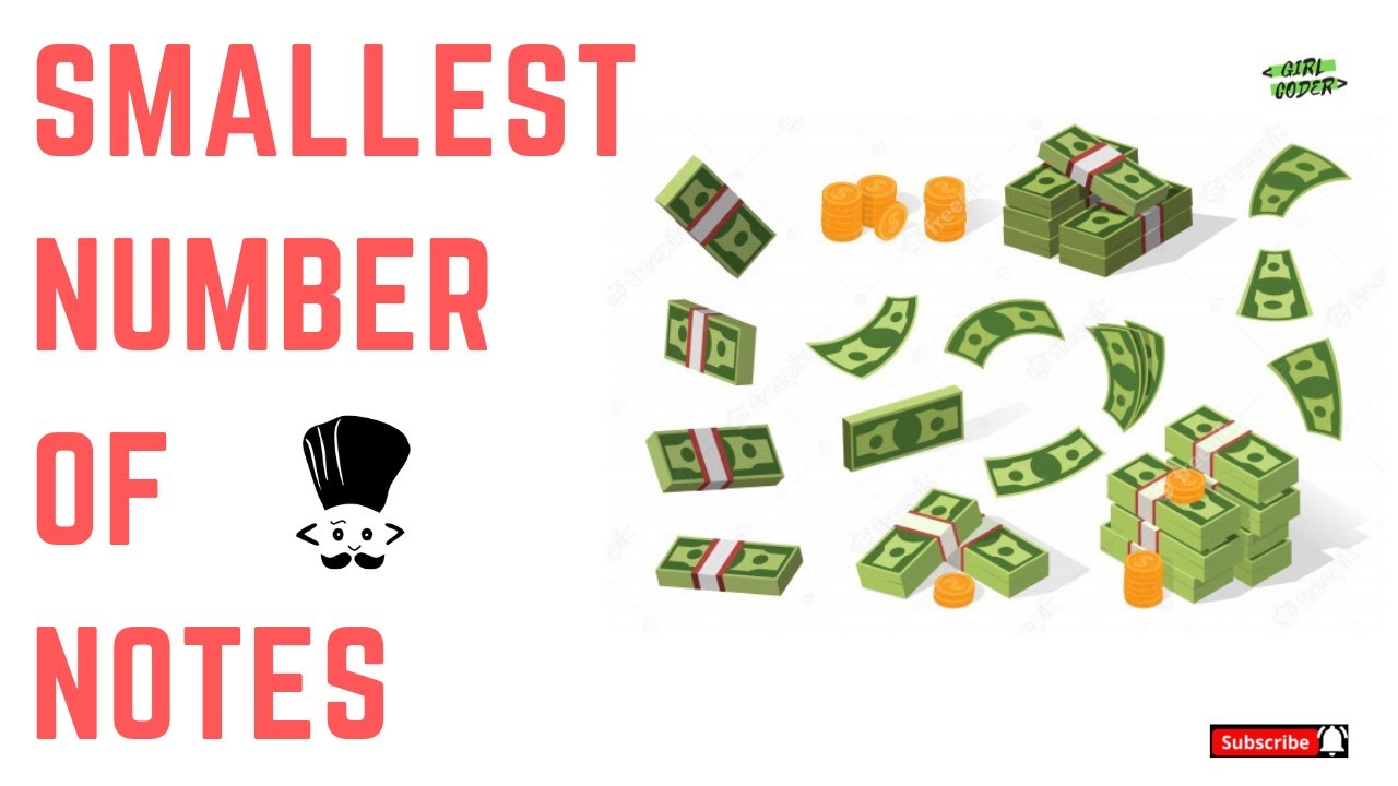 Video thumbnail for Smallest Number of Notes Codechef Problem Solution | Python